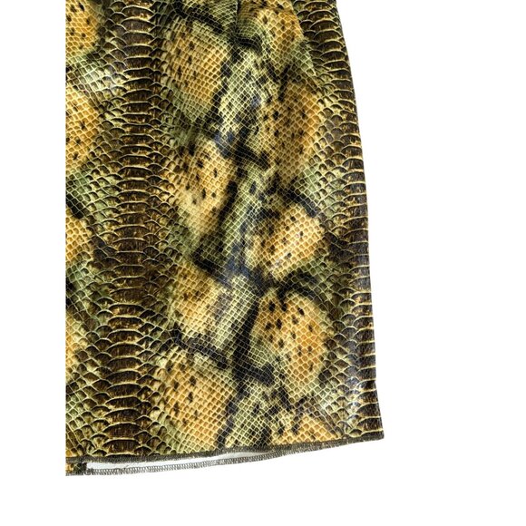 EXPRESS Snake Print Leatherette Skirt Size 8 NEW NWT - Picture 7 of 8